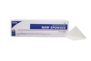 Non-Sterile, New Sponge, 3" x 3", 4-ply