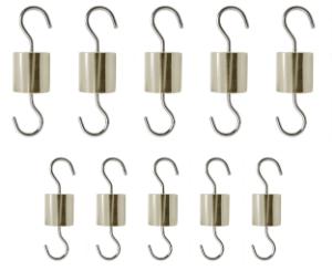 Weights hooked brass 375 gm