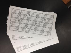 Ward's® Blank Insect Label Cards