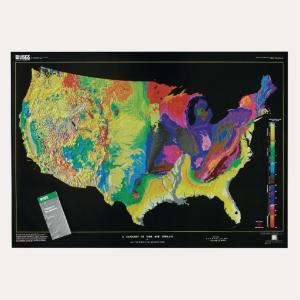 U.S. Tapestry of Time and Terrain Map