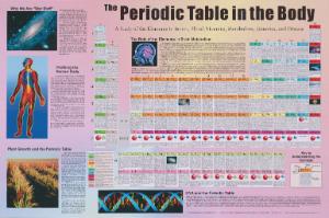 Periodic Table in the Body Chart