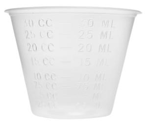 25 ml cup/2.5 cc scoop pk/5