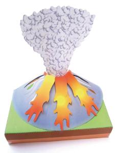 Model kit volcano