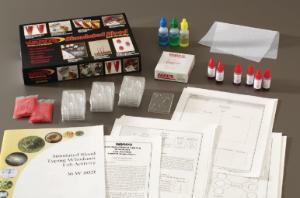 Simulated Blood Typing "Whodunit" Kit