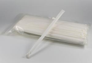Straw plastic wrapped clr 19.7 cm pk50