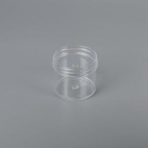 Jar, plastic, wide-mouth, clear
