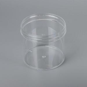 Jar, plastic, wide-mouth, clear