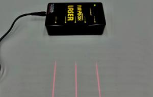 Laser ray box, electronic