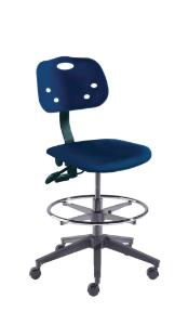 VWR® Contour Polypropylene Swivel Chairs