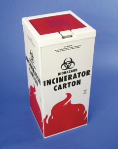 VWR® Biohazard Incinerator Cartons