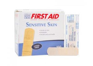 Adhesive bandages for sensitive skin