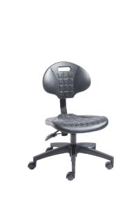 VWR® Urethane Lab Chairs, Desk Height, Dual Soft-Wheel Casters