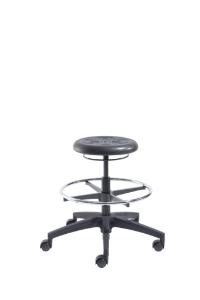 VWR® Urethane Lab Stools, Bench Height, Dual Soft-Wheel Casters