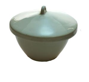Crucible 150 ml porcelain