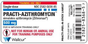 Practi-azithromycin label