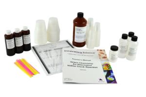 Alternative iodine clock reaction lab kit