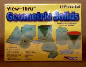 View-Thru™ Colored Geometric Solids