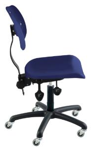 VWR® Contour Polypropylene Swivel Chairs