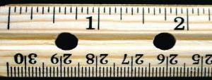 United Scientific 12 in. Ruler with Center Groove Material: Wood