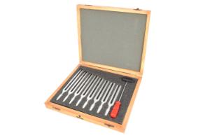 Tuning Forks, Set of 8 with Mallet