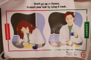 Chemistry laboratory safety poster