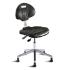 Biofit UniqueU series ergonomic chair, low seat height range with aluminum base and glides