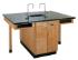 Student Workstations, Double-Faced Units Epoxy Top, Door/Drawer Configuration