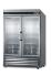 Medical laboratory series refrigerator with glass doors and casters, 49 cu.ft.